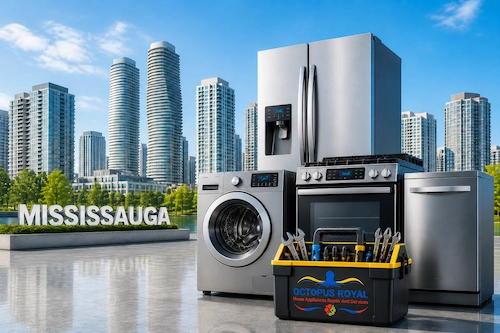 Appliance installation in Mississauga by Octopus Royal Appliance Repair and Services